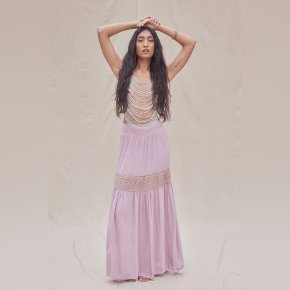 Jen's Pirate Booty Zenni Maxi Skirt in Amethyst Purple - Picture 7 of 12